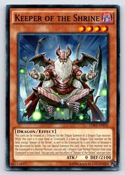 Keeper of the Shrine (LDK2-ENJ22) - Common - Unlimited Edition - Legendary Decks II