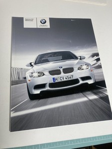 2008 BMW M3 Coupe Sedan E90 E92 E93 Sales Brochure Catalog Vintage Advertising