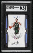 2022 Noir Icon Edition Holo Silver 36/49 Giannis Antetokounmpo #119 SGC 8.5 07et