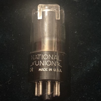 National Union 6SA7 Pentagrid Converter NU USA Made Electron Audio System Tube