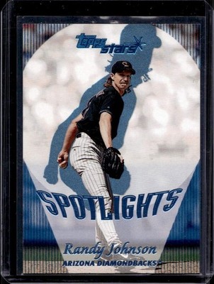 Randy Johnson 2000 Topps Stars #169 Spotlights Metallic Blue /99