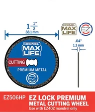Dremel MAX LIFE EZ506HP 1-1/2-in. EZ Lock Premium Metal Cutting Wheel