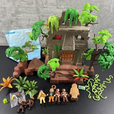Playmobil 3015 Ancient Stone Temple Aztec Jungle Ruins - Incomplete