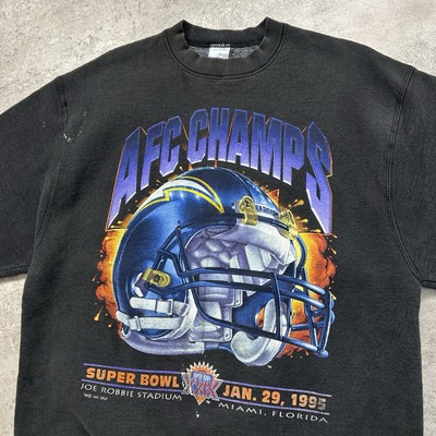 VTG 90s NFL SAN DIEGO CHARGERS LA SALEM SPORTSWEAR SWEATSHIRT SIZE