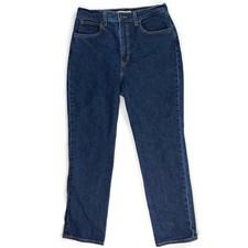 Levi's Premium 31x28.5 Women's 70s High Slim Straight Dark Wash Denim Jeans