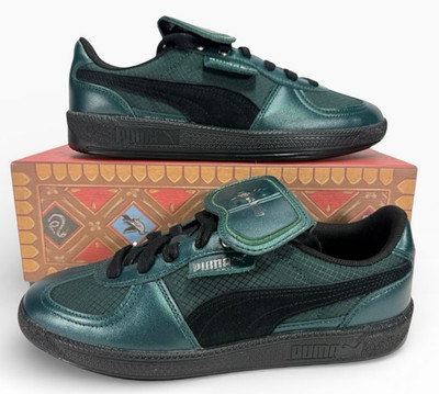 PUMA x Harry Potter Slytherin House GREEN Palermo Rare Sneakers Junior Size 6
