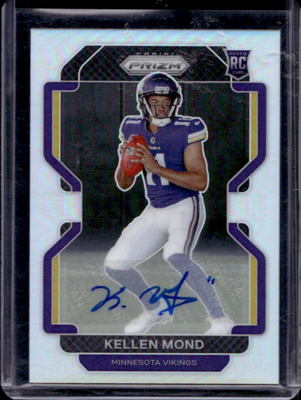 2021 Prizm Kellen Mond Rookie Auto Silver Rookie #351 Vikings