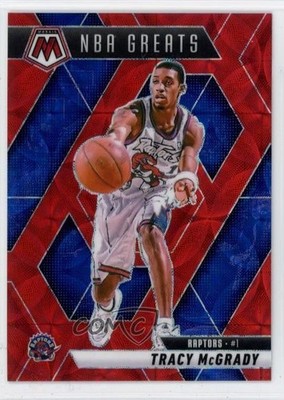 2024 Panini Mosaic NBA Greats International Red Prizm /75 Tracy McGrady HOF 11rw