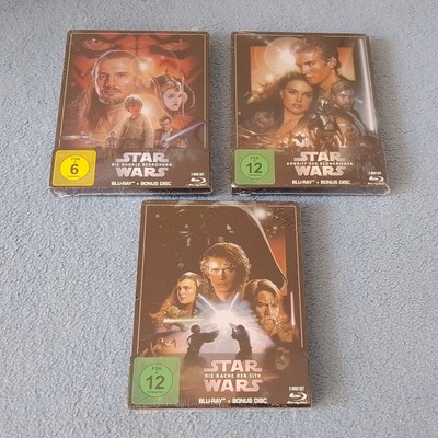 Star Wars: Episode 1-3 - Limited Steelbooks [Blu-ray] - Neu & Eingeschweißt