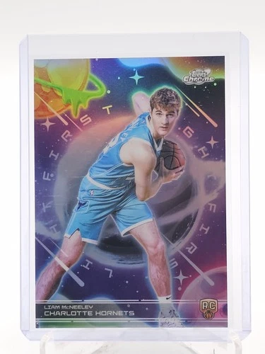 LIAM MCNEELEY 2025-26 TOPPS COSMIC CHROME FIRST LIGHT ROOKIE SP HORNETS Q2620