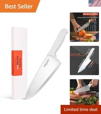 8-Inch Japanese Chef Knife: High Carbon Steel with Ergonomic Handle - Ultra S...