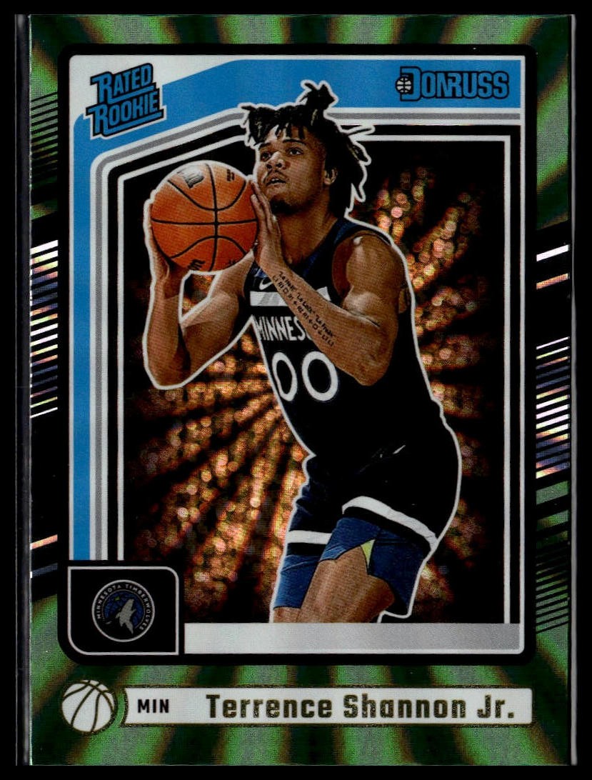 2024-25 Donruss #226 Terrence Shannon Jr. Holo Green Laser