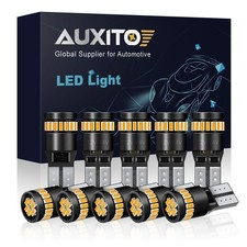 Auxito 10x T10 Canbus Amber Yellow 168 194 License Side Marker Light Led Bulb Auxito 10x T10 Canbus Amber Yellow 168 194 License Side Marker Light Led Bulb