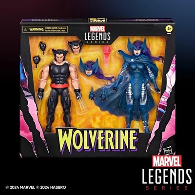 Wolverine & Lady Mandarin Psylocke. X-Men. Marvel Legends Series. Hasbro - Imagen 1 de 4