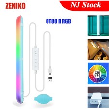 US ZENIKO OT80R RGB Magnetic Inflatable LED Tube Light Camping Travel Tent Light