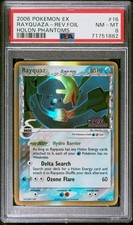 Pokemon Rayquaza Reverse Holo Holon Phantoms 16/110 PSA 8