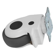 A-2 Pack Heavy Duty Caster For Hospital Beds Silent Rubber Wheel