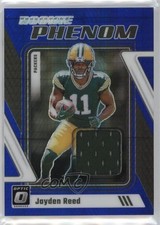 2023 Panini Donruss Optic Rookie Phenoms Blue Hyper Prizm Jayden Reed 1o6w