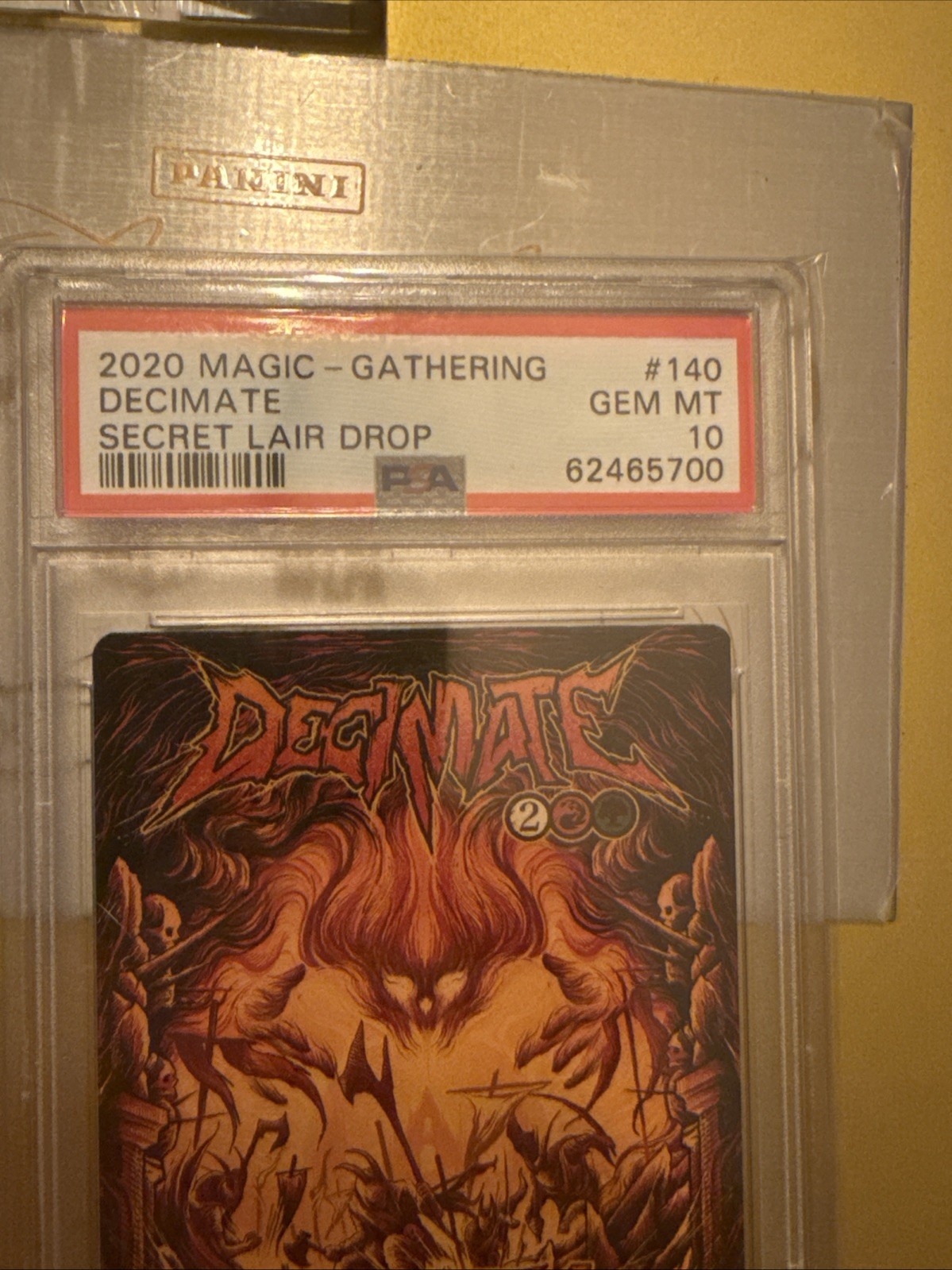 Magic the Gathering MTG Decimate Secret Lair Drop #140 PSA 10 Gem Mint view 2