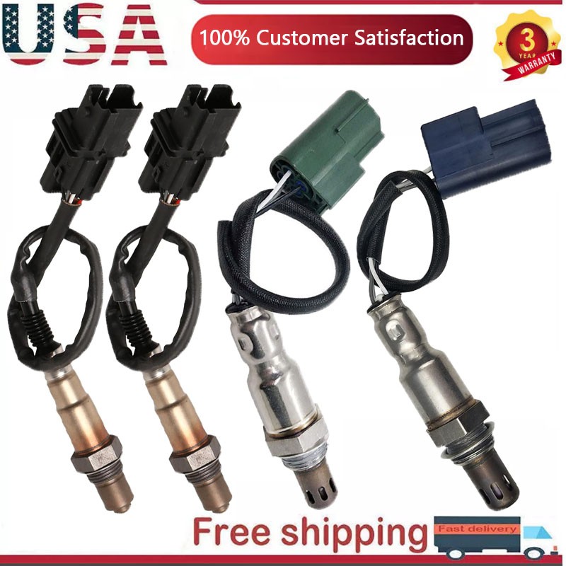 O2 Sensor Plastic Screw 4PCS OEM Up & Downstream Oxygen O2 Sensors For Nissan Frontier ...