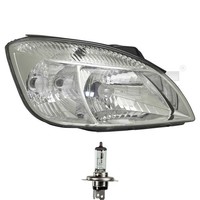 Scheinwerfer Rechts Chrom H4 FüR KIA Rio II JB Inkl. Osram Lampen