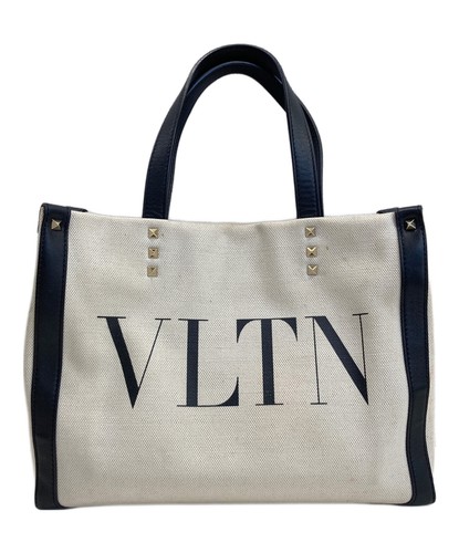 Valentino Handbag Ivory / Black Women's #TFB19303