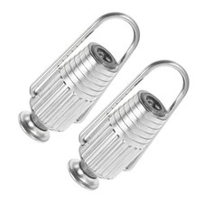 2Pcs Reusable Aluminium Clothesline Tightener for Outdoor Rope Line Accessories