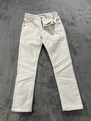 Tommy Hilfiger Jeans Girls 7 White Denim Arc Tapered - Picture 9 of 15