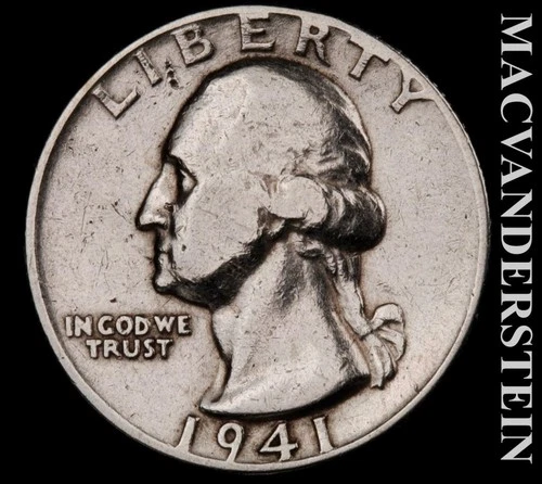 1941 Washington Quarter — photo from the most recent tracked eBay sale