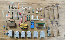Large Lot of Ho Model Railroad Accessories. BUY IT NOW.