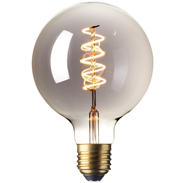 Calex LED Globe 120mm 4w E27 Titanium 1800K