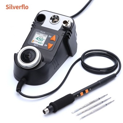 Silverflo 982-V Digitale regelbare Lötstation 60W C245 Lötkolben Lötpistole