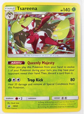 Pokémon TCG Tsareena SM26 Black Star Promo Cosmos Holo NM