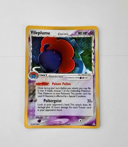 Vileplume Holon Phantoms 17/110 Pokemon Card 2006