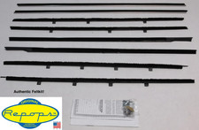 1959 1960 Pontiac Ventura 2-door Hardtop Door Window Felt Rubber Seal 8 Pc Kit