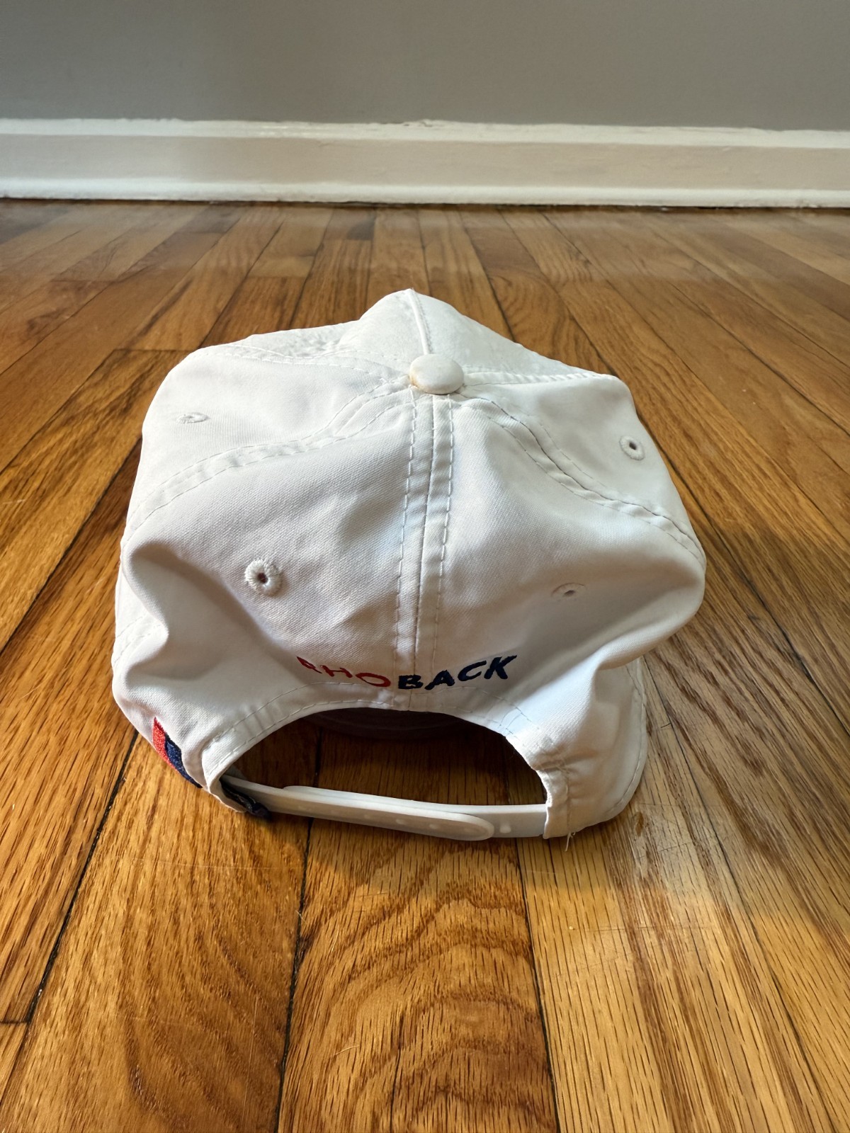 Rhoback Hat Cap White Adjustable Snapback Embroid… - image 7