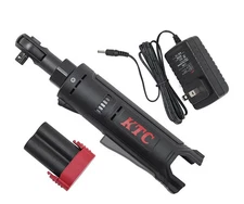KTC JTRE310 Cordless Ratchet Wrench Set 9.5sq 7.2V Li-ion Japan JBE07220 Charger