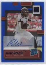 2022 Panini Clearly Donruss Rated Rookie Blue 30/99 Rachaad White #93 Auto xr1