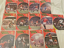 Lot 13 programmes Manchester United domicile 1980/81 vintage