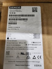 Siemens SINAMICS CU240M PN Frequency Converter 6SL3544-0PB02-1FA0 IP65 24VDC
