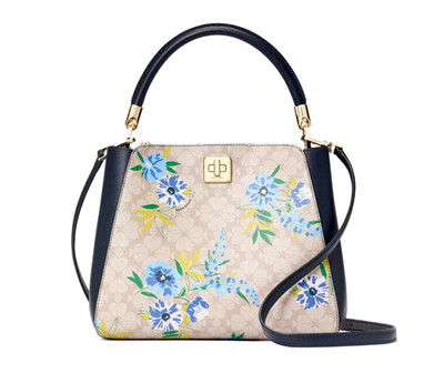 KATE SPADE KL001 Spade Flower Floral Medium Top Handle Satchel NWT NEW NIP