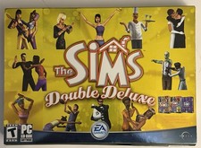 The Sims Double Deluxe PC CD-ROM EA Games Big Box, Complete Edition 2003
