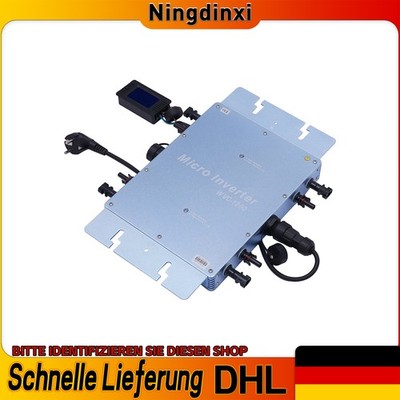 1200W WVC Balkonkraftwerk Modulwechselrichter Microinverter 4x MPP Tracker 220V