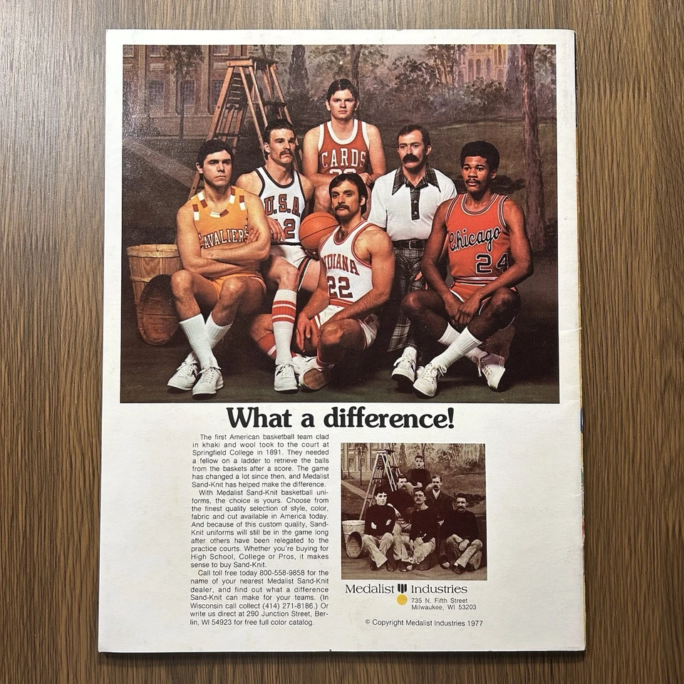 1977 NBA All-Star Game Magazine Program Vtg 27th Annual Milwaukee Collectible - Image 2 of 4