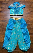 Disney Store Princess Jasmine Costume Halloween Dress-Up 2pc Aladdin Girls 7/8
