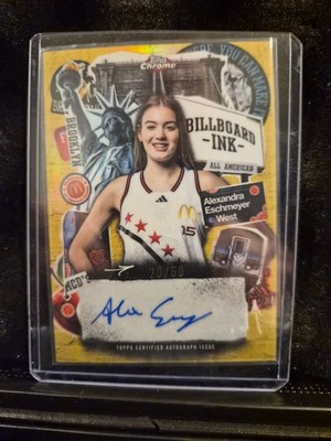 2025 Topps McDonald's A/A - Gold Alexandra Eschmeyer Rookie Auto /50
