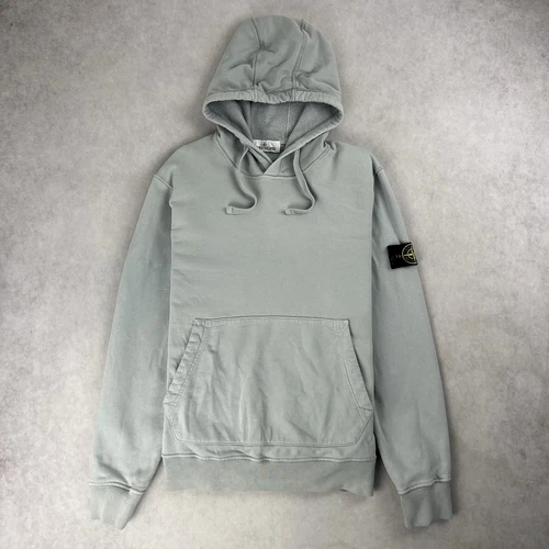 Stone Island Pullover Felpa con Cappuccio Felpa Media Maglione Blu 4198