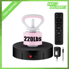 Motorized Rotating Display Stand 11.8 Inch Electric Turntable with Remote