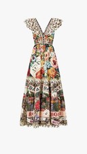 NWT Camilla Aromatic Amor Cotton Floral Maxi Dress $950 SZ S
