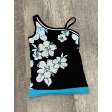 Adorable Justice Size 8 Flower Tank Top